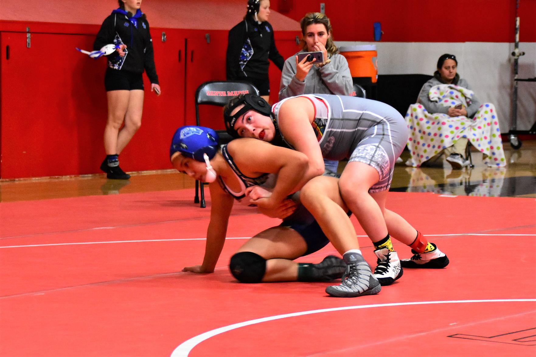 Atascadero's Allison Jespersen controls Golden Valley's Celeste Cubillo